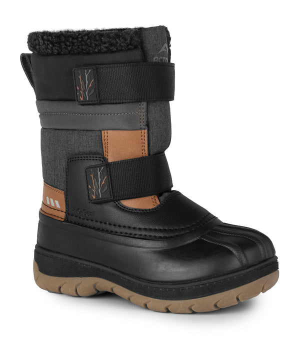 Taffy, Black | Kids Winter Boots with Removable Felt