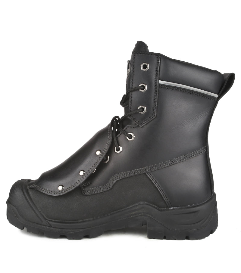 G2E, Black | 8" Work Boots | External Metguard Protection